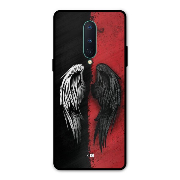 Angle Demon Wings Metal Back Case for OnePlus 8