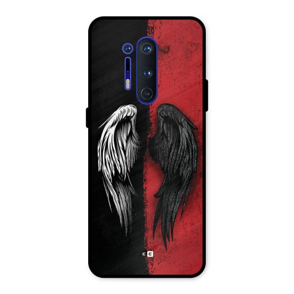 Angle Demon Wings Metal Back Case for OnePlus 8 Pro