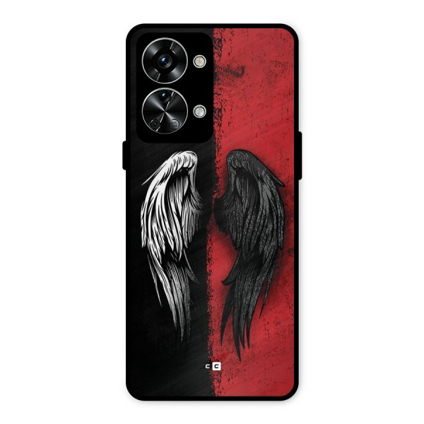 Angle Demon Wings Metal Back Case for OnePlus Nord 2T