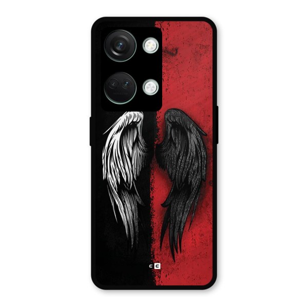 Angle Demon Wings Metal Back Case for OnePlus Nord 3