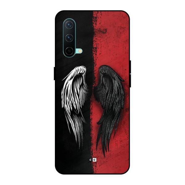 Angle Demon Wings Metal Back Case for OnePlus Nord CE 5G