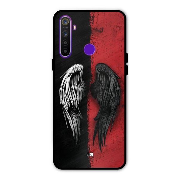 Angle Demon Wings Metal Back Case for Realme 5