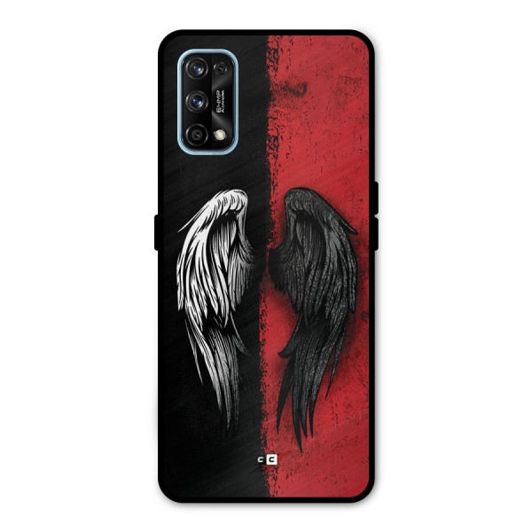 Angle Demon Wings Metal Back Case for Realme 7 Pro