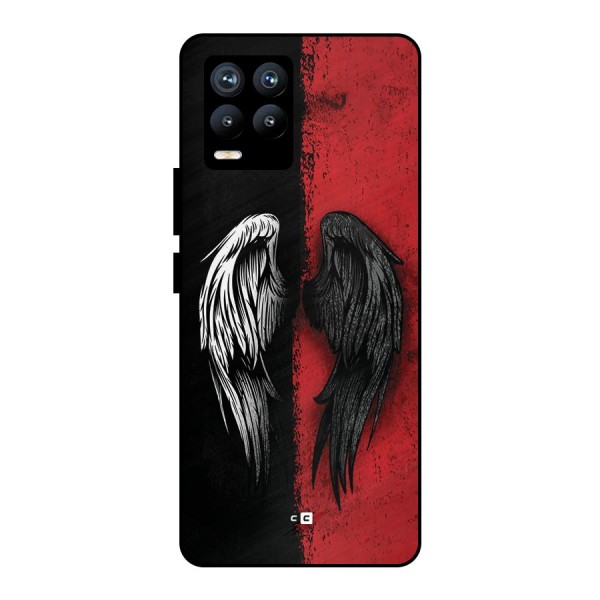 Angle Demon Wings Metal Back Case for Realme 8 Pro