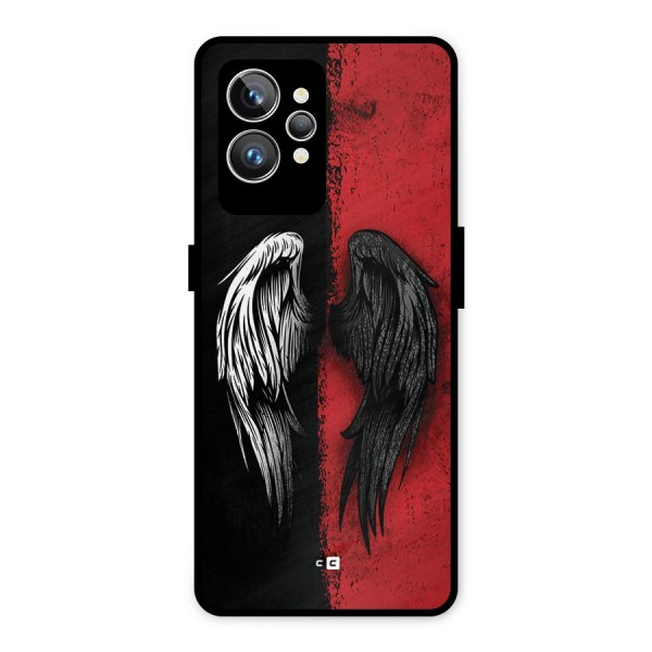 Angle Demon Wings Metal Back Case for Realme GT2 Pro