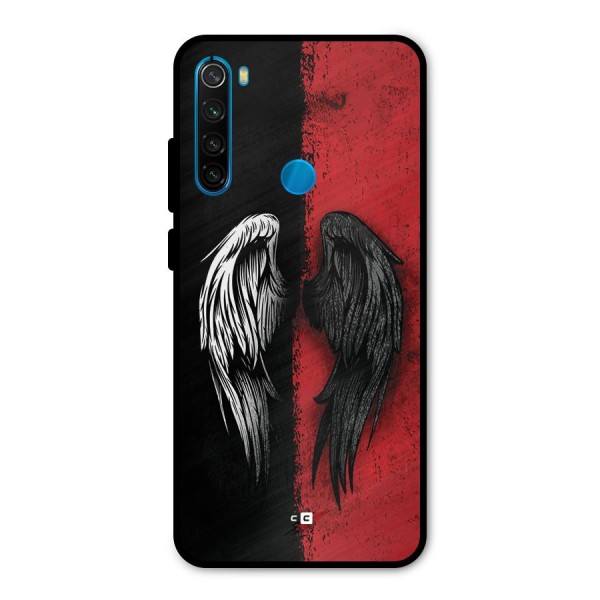 Angle Demon Wings Metal Back Case for Redmi Note 8