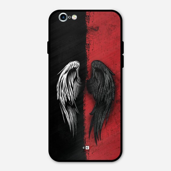Angle Demon Wings Metal Back Case for iPhone 6 6s