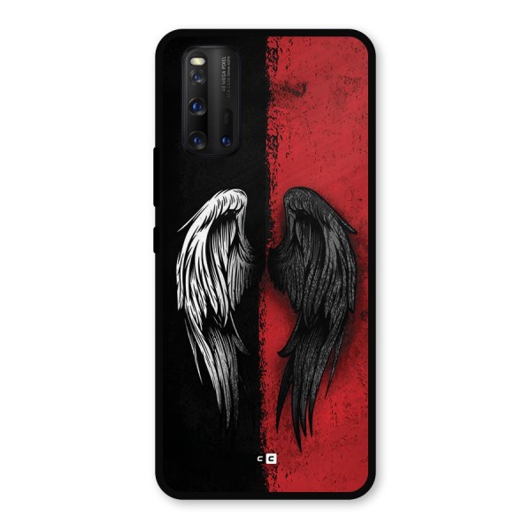Angle Demon Wings Metal Back Case for iQOO 3