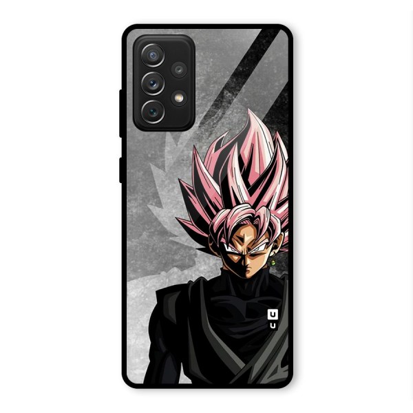 Angry Goku Glass Back Case for Galaxy A72