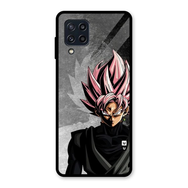 Angry Goku Glass Back Case for Galaxy M32