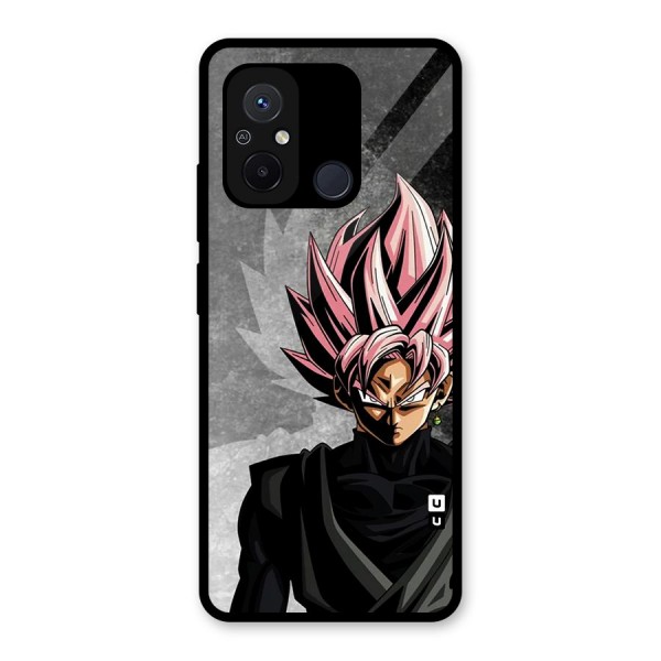 Angry Goku Glass Back Case for Redmi 12C