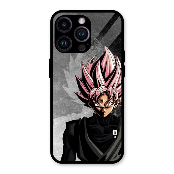 Angry Goku Glass Back Case for iPhone 14 Pro Max