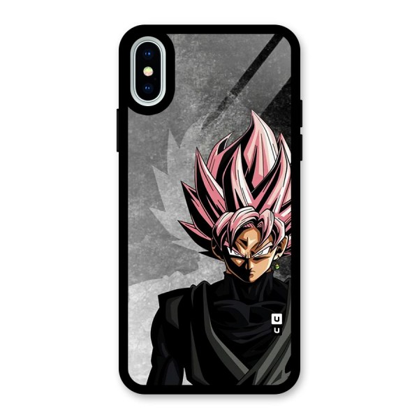 Angry Goku Glass Back Case for iPhone X