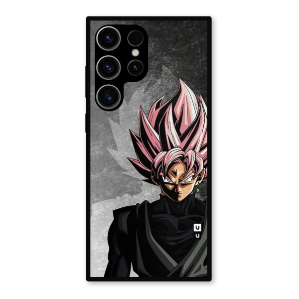 Angry Goku Metal Back Case for Galaxy S23 Ultra