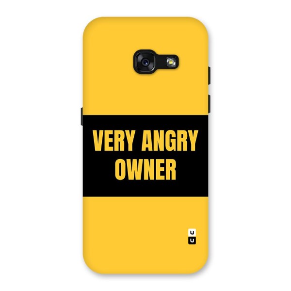 Angry Owner Back Case for Galaxy A3 (2017)