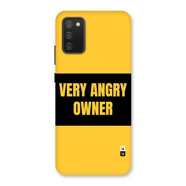 Angry Owner Back Case for Galaxy M02s
