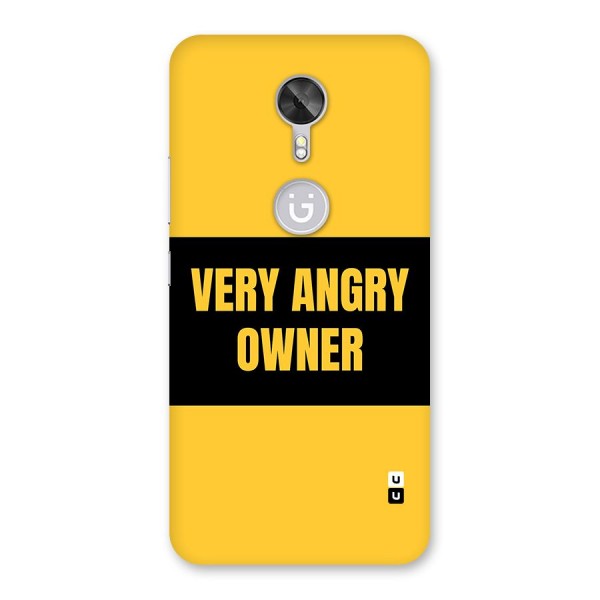 Angry Owner Back Case for Gionee A1