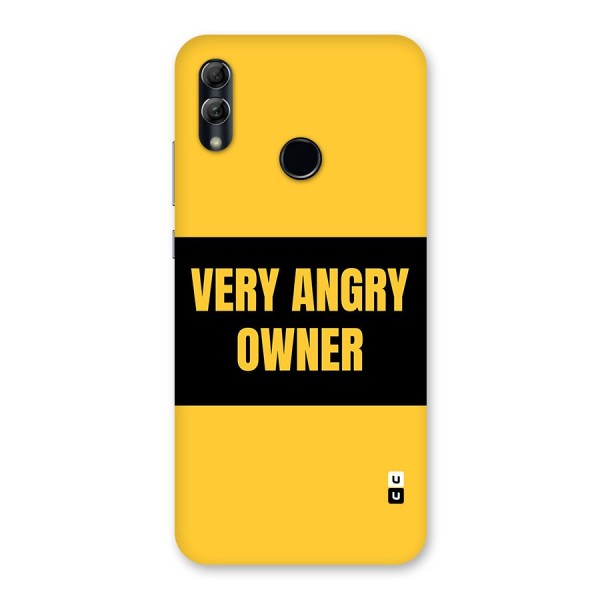 Angry Owner Back Case for Honor 10 Lite