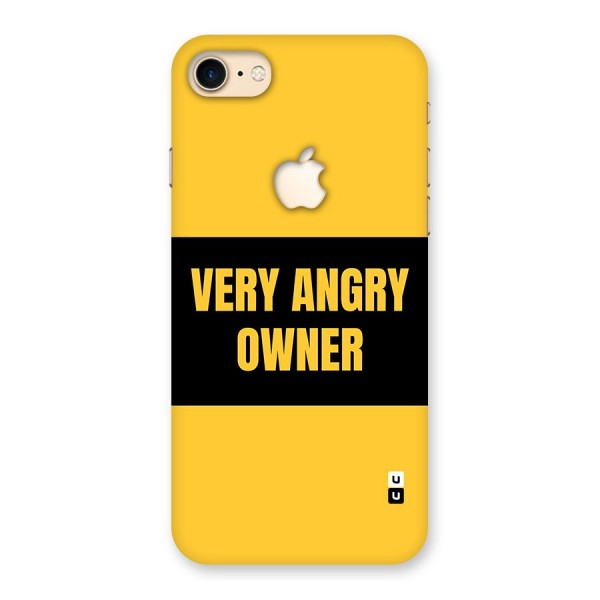 Angry Owner Back Case for iPhone 7 Apple Cut
