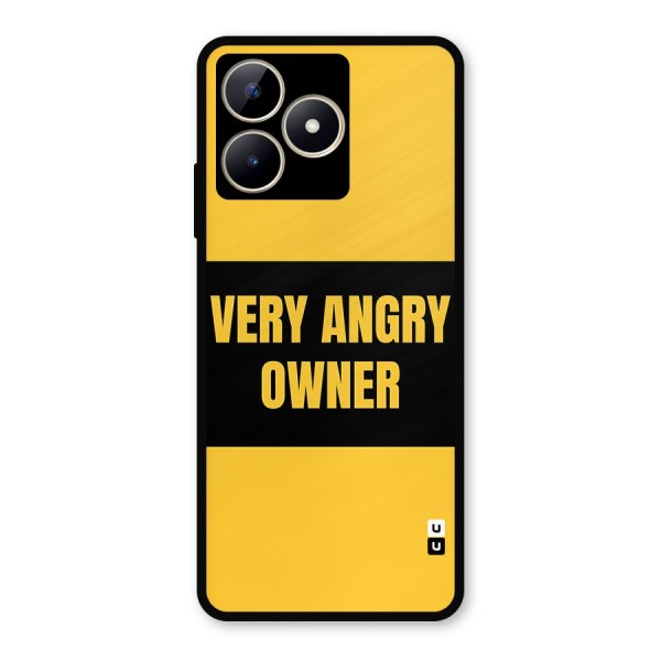 Angry Owner Metal Back Case for Realme C53