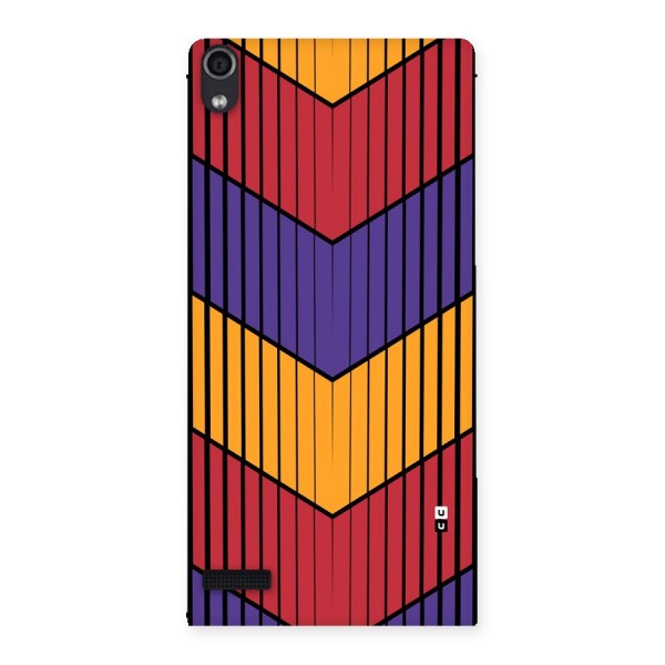 Angular Stripes Back Case for Ascend P6