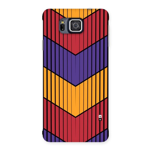 Angular Stripes Back Case for Galaxy Alpha
