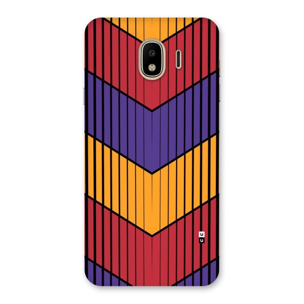 Angular Stripes Back Case for Galaxy J4