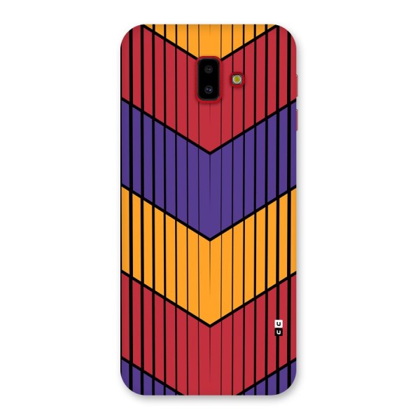 Angular Stripes Back Case for Galaxy J6 Plus