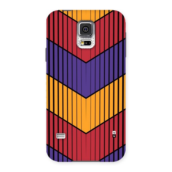 Angular Stripes Back Case for Galaxy S5