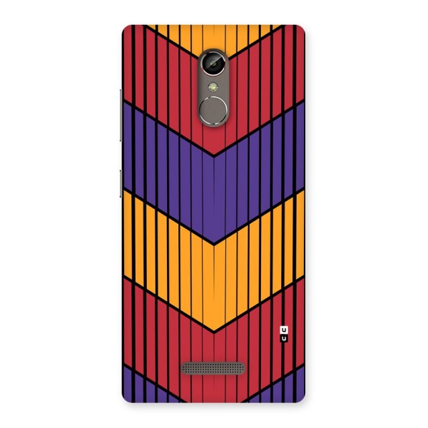 Angular Stripes Back Case for Gionee S6s