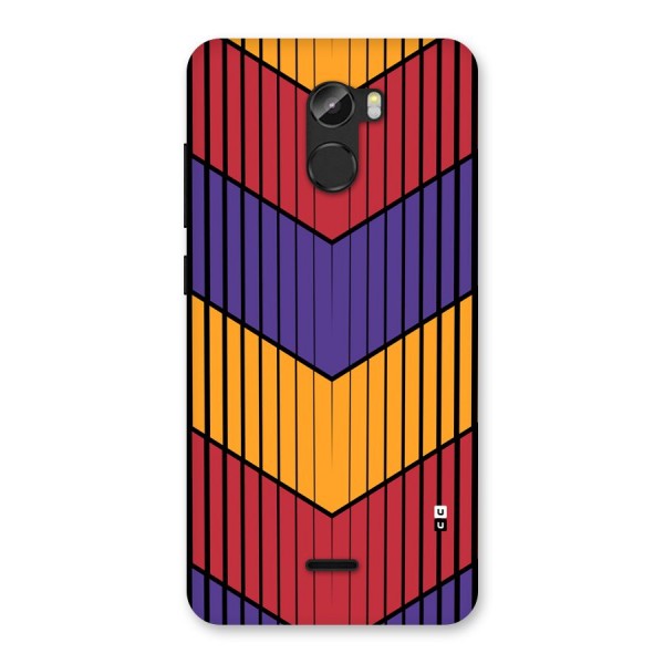 Angular Stripes Back Case for Gionee X1