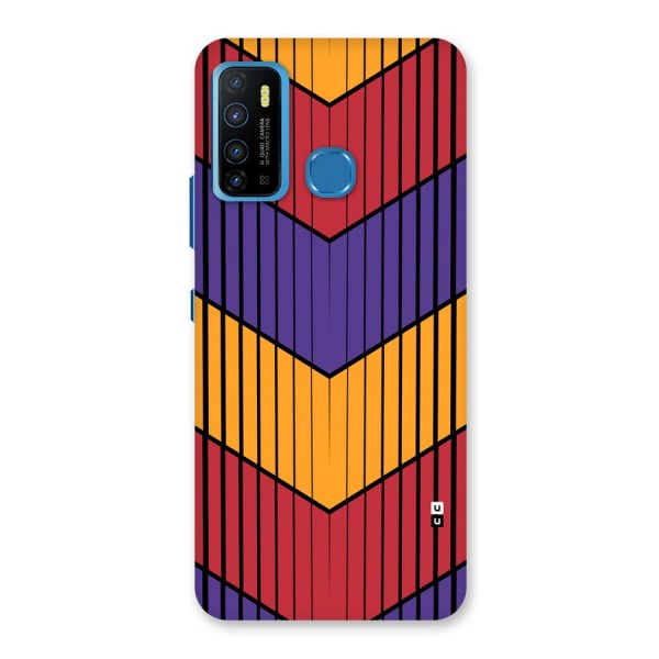Angular Stripes Back Case for Infinix Hot 9