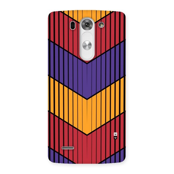 Angular Stripes Back Case for LG G3 Beat