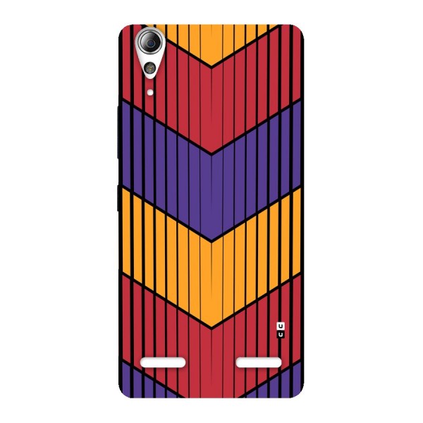 Angular Stripes Back Case for Lenovo A6000 Plus