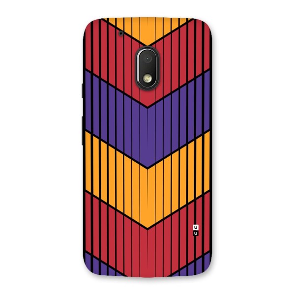 Angular Stripes Back Case for Moto G4 Play
