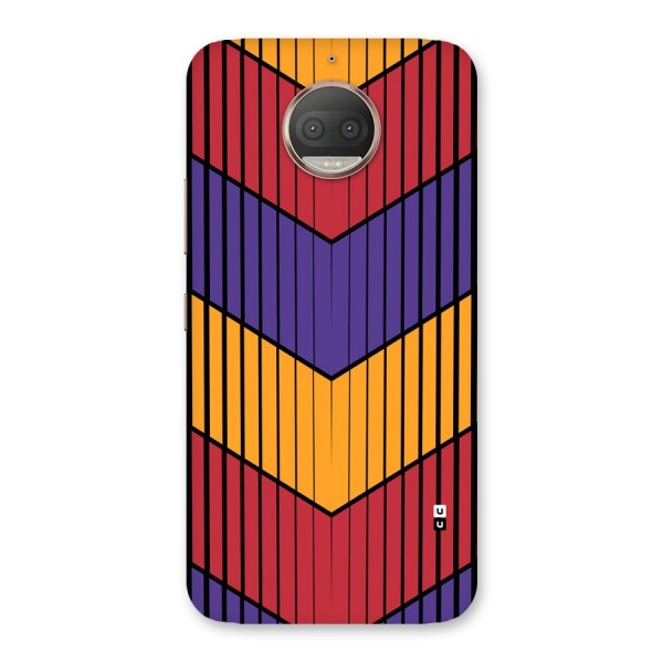 Angular Stripes Back Case for Moto G5s Plus