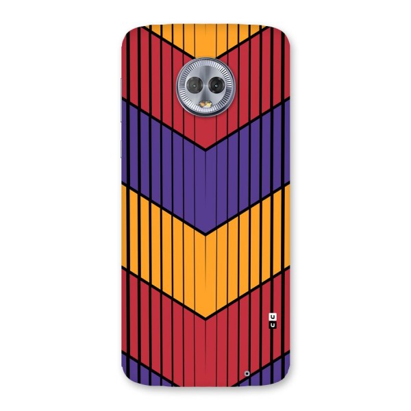 Angular Stripes Back Case for Moto G6 Plus