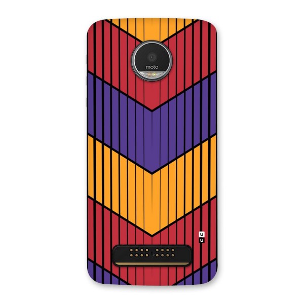 Angular Stripes Back Case for Moto Z Play