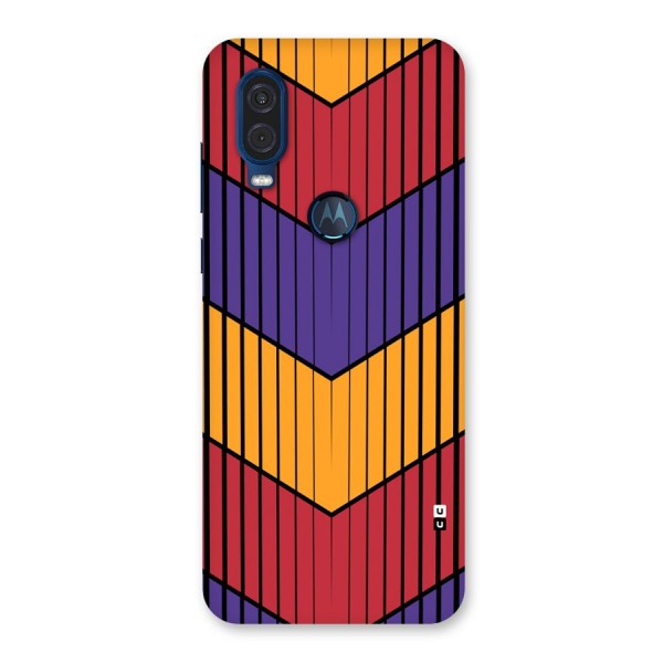 Angular Stripes Back Case for Motorola One Vision