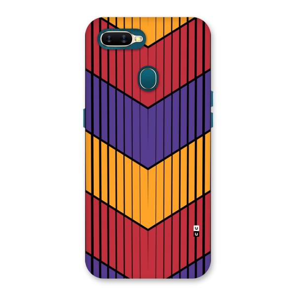 Angular Stripes Back Case for Oppo A11k