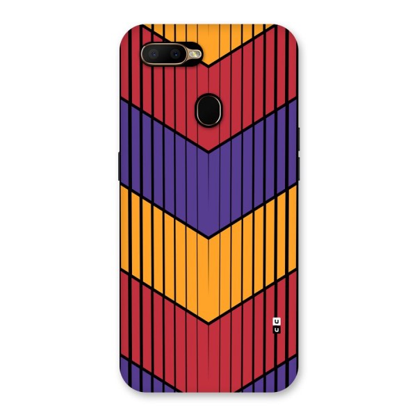 Angular Stripes Back Case for Oppo A5s
