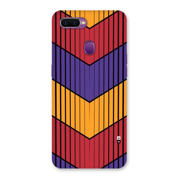 Angular Stripes Back Case for Oppo F9