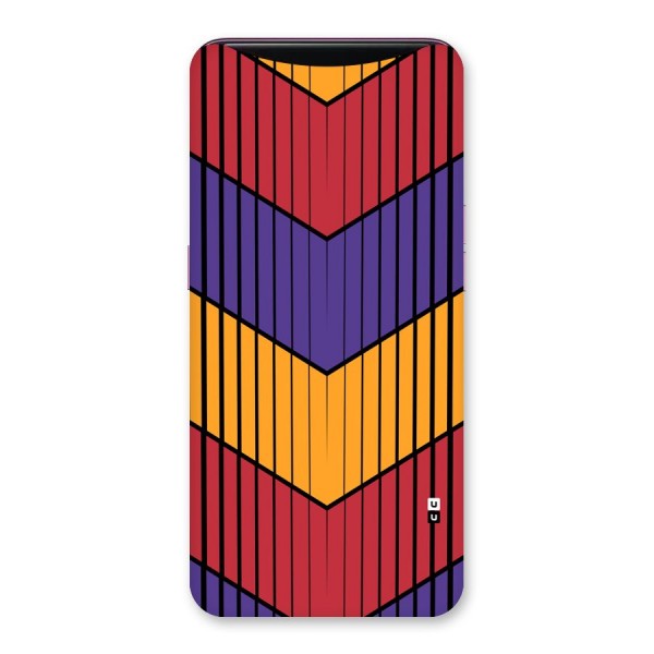 Angular Stripes Back Case for Oppo Find X