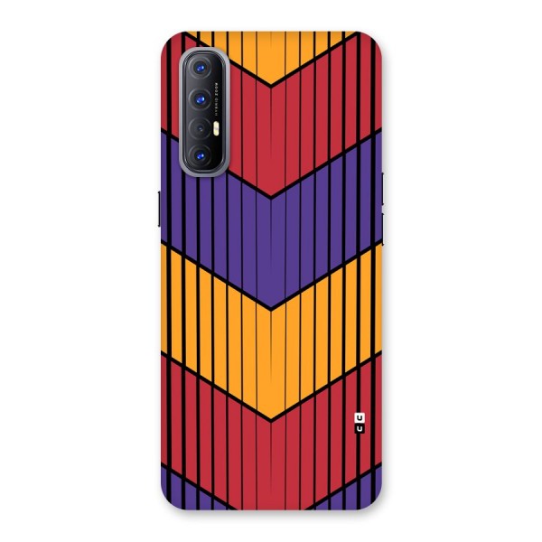Angular Stripes Back Case for Oppo Reno3 Pro