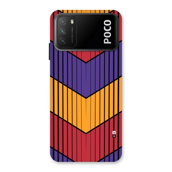 Angular Stripes Back Case for Poco M3