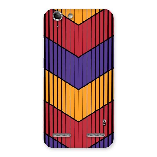 Angular Stripes Back Case for Vibe K5 Plus