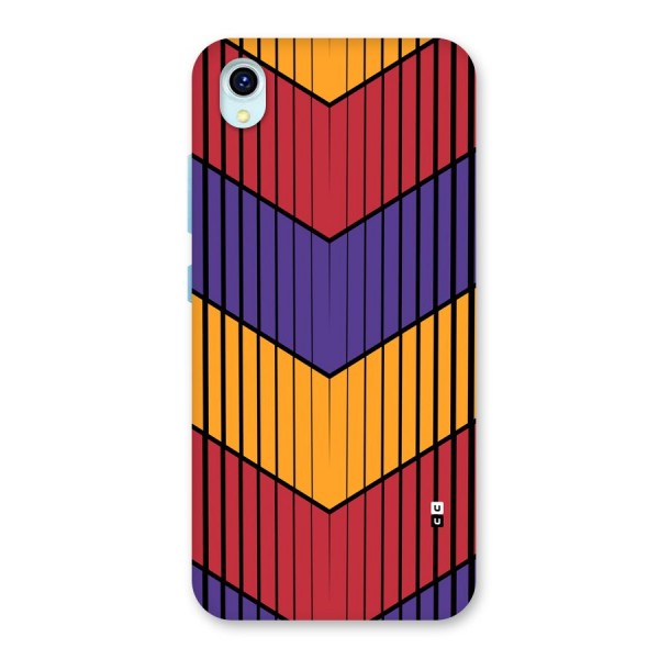 Angular Stripes Back Case for Vivo Y1s