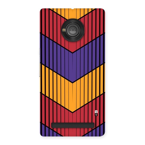 Angular Stripes Back Case for Yuphoria