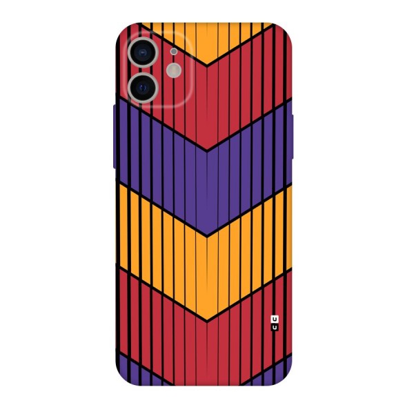Angular Stripes Back Case for iPhone 11