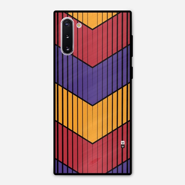 Angular Stripes Metal Back Case for Galaxy Note 10